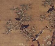 Lu Ji DETAIL:Birds in Grove